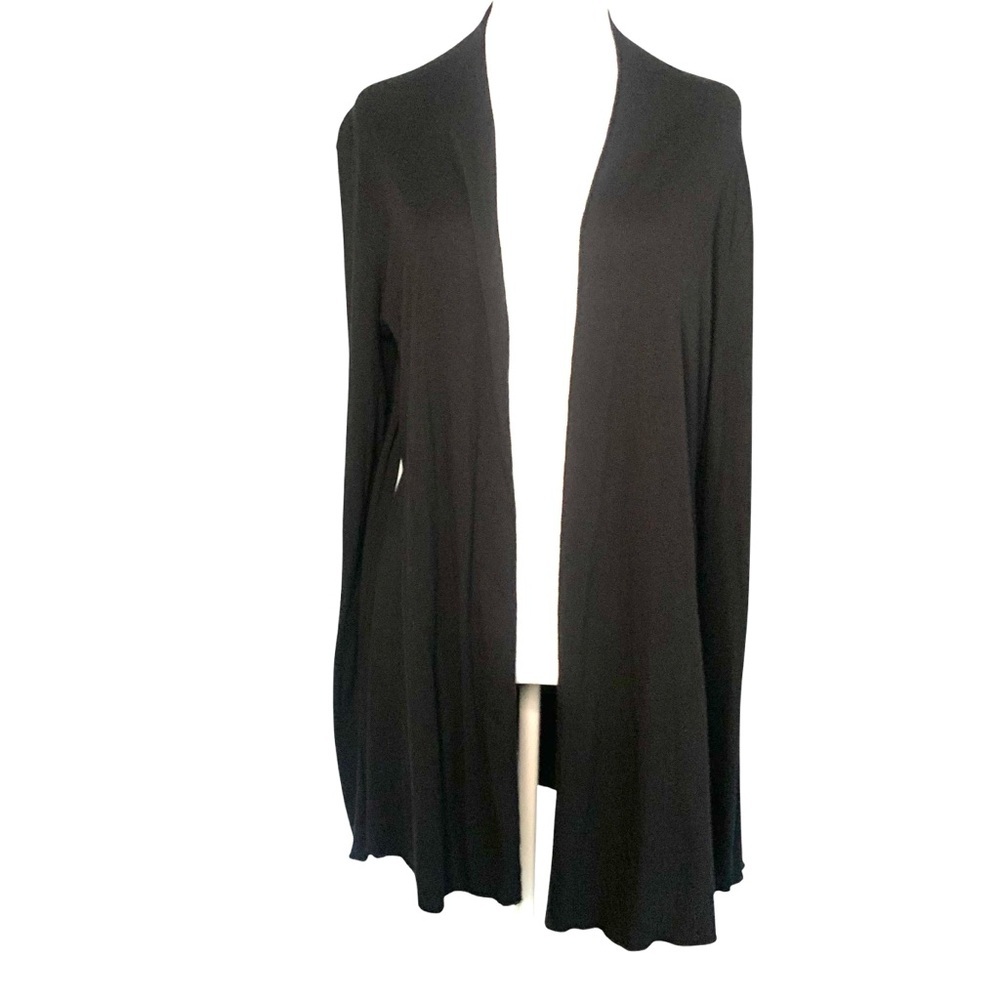 PJ Harlow Medium Lightly Ribbed Long Sleeve Casual Amelia Cardigan Cover-Up